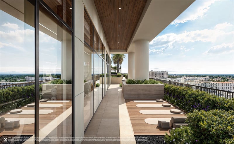 CORA Merrick Park - Yoga Terrace